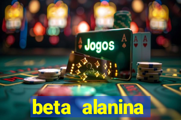 beta alanina aumenta a pressao